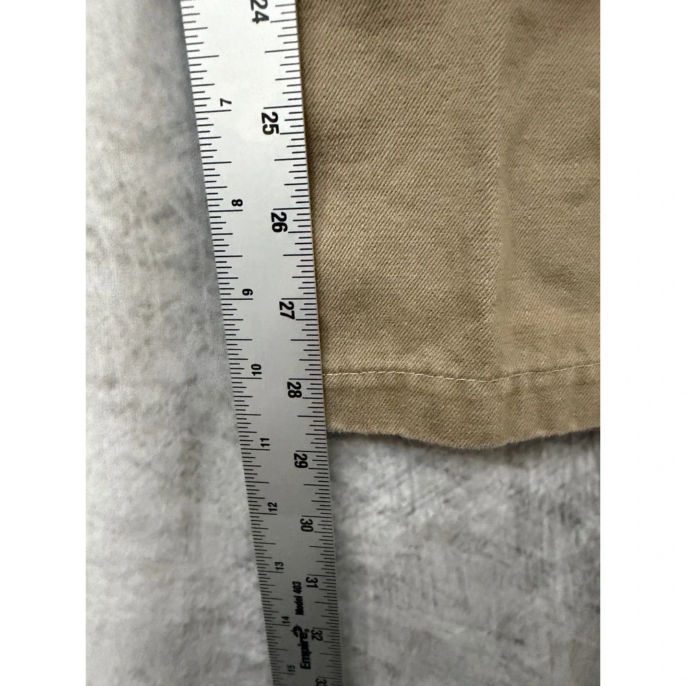 Levis 505 Regular Fit Straight Leg Khaki Tan Pants Mens 33x30